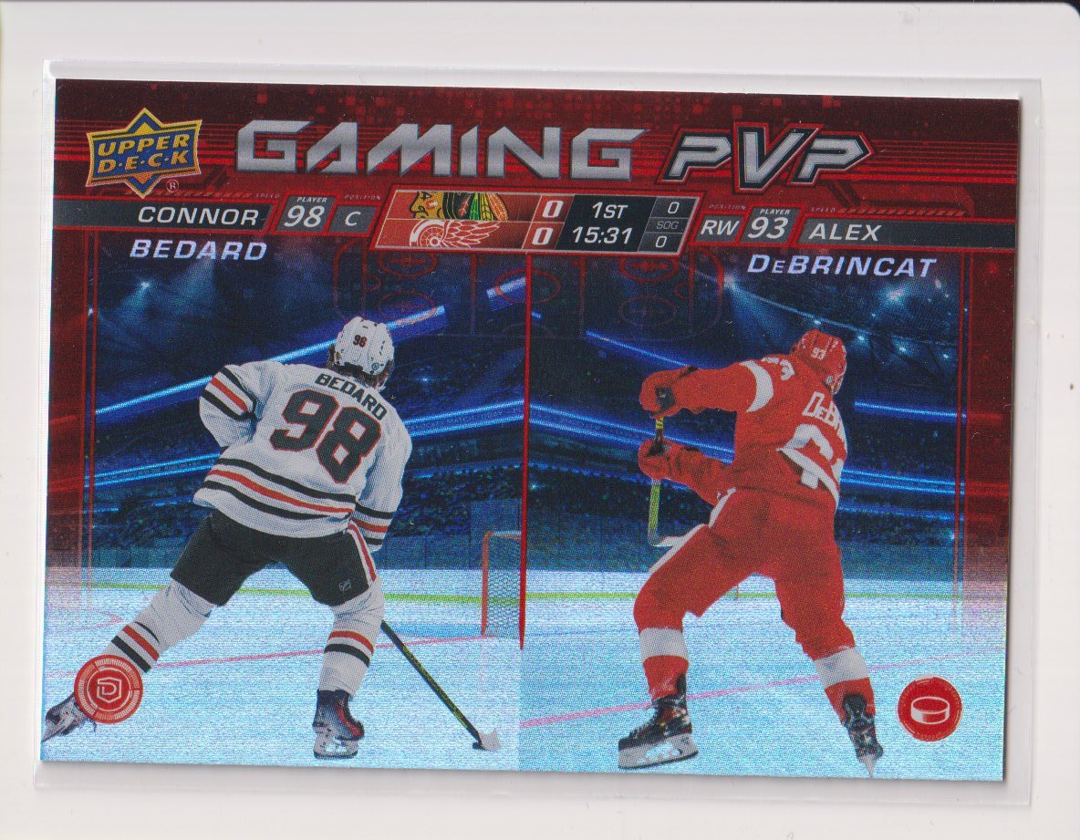 2024-25 Upper Deck Gaming PVP #GPVP5 Connor Bedard/Alex DeBrincat