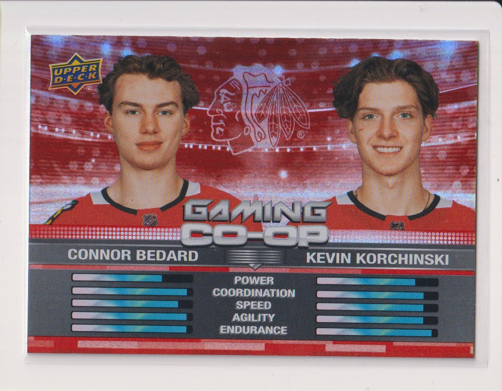 2024-25 Upper Deck Gaming Co-Op #CGO6 Connor Bedard/Kevin Korchinski