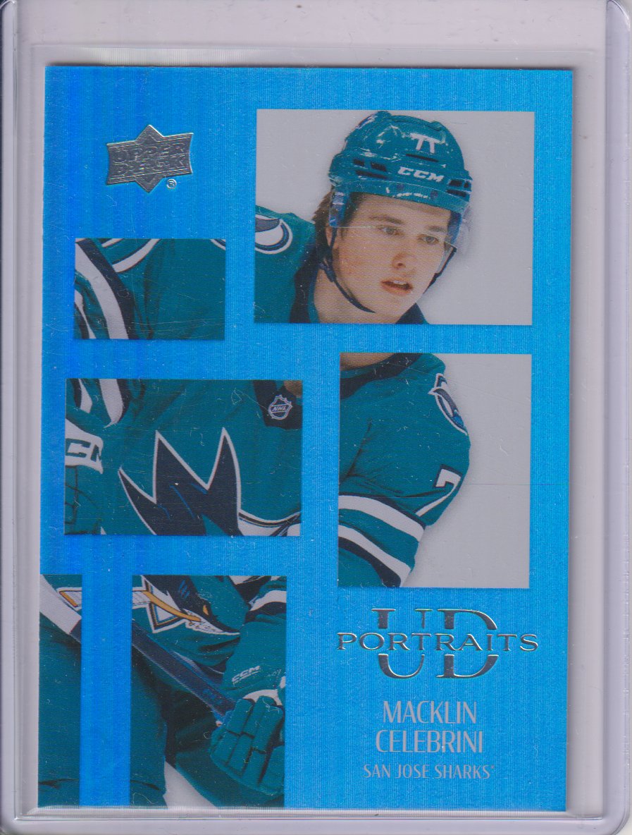 2024-25 Upper Deck UD Portraits #P37 Macklin Celebrini