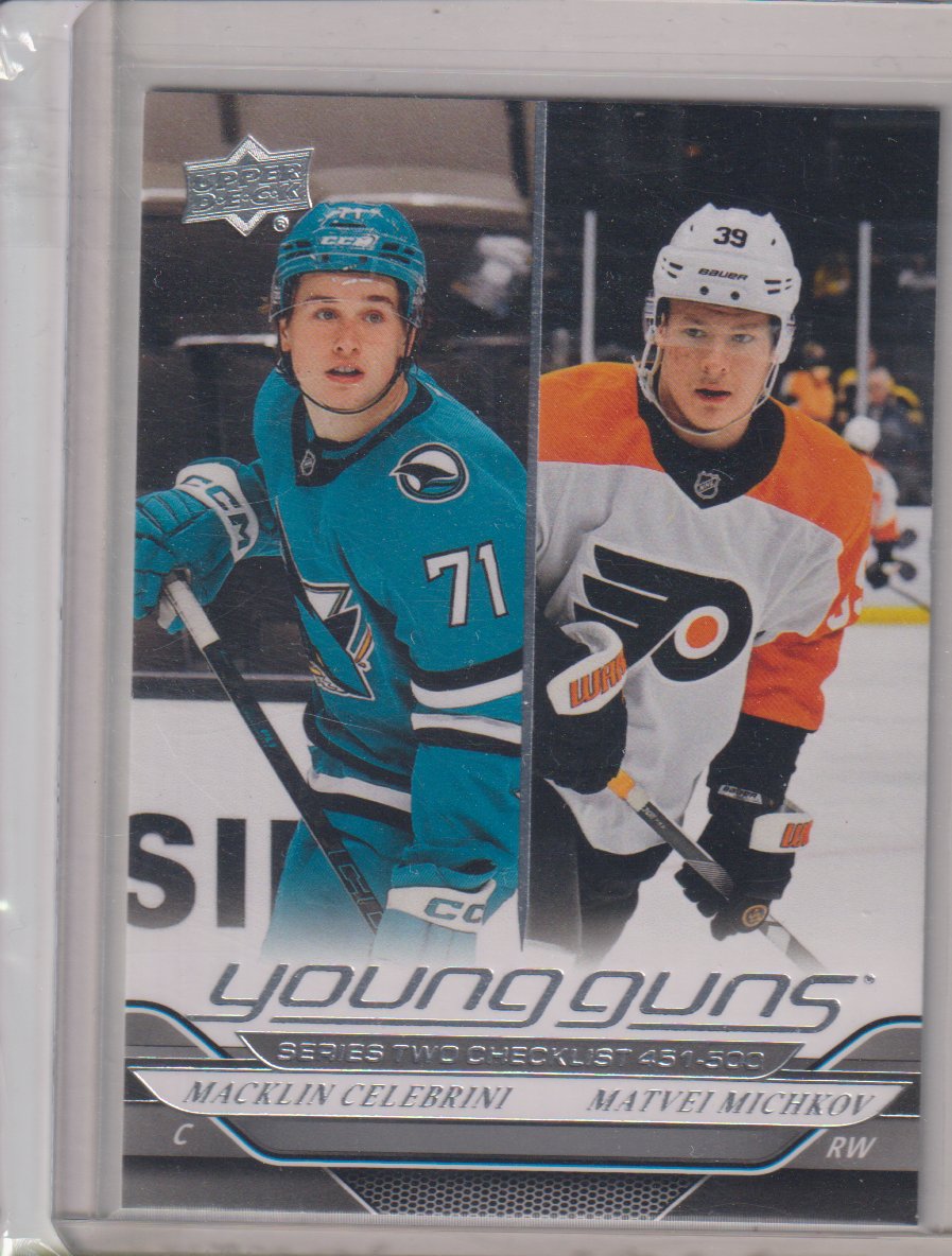 2024-25 Upper Deck #500 Macklin Celebrini/Matvei Michkov YG CL