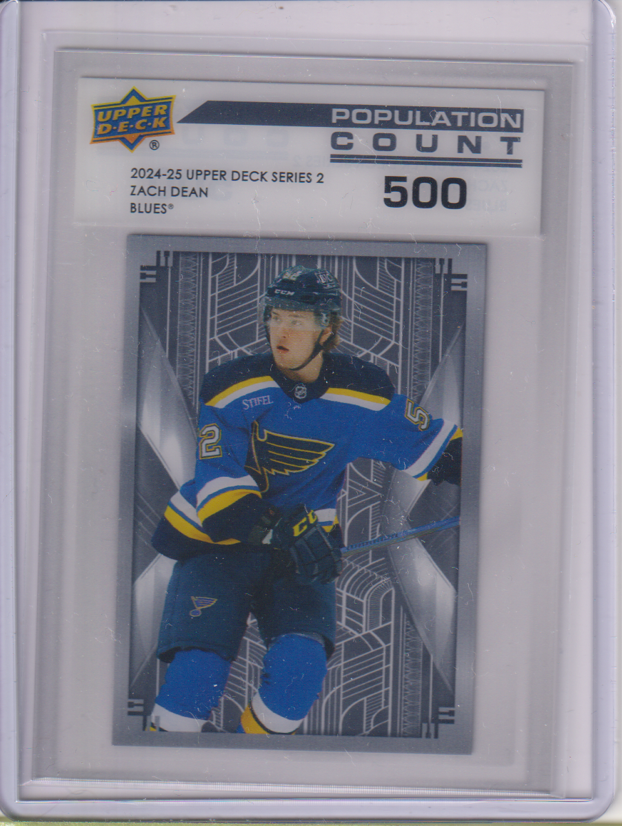 2024-25 Upper Deck Population Count 500 #PC44 Zach Dean