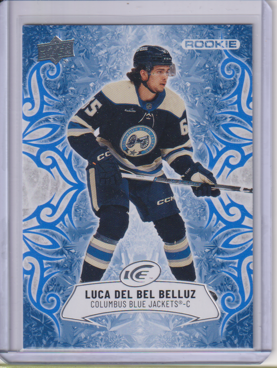 2024-25 Upper Deck Ice #107 Luca Del Bel Belluz RC