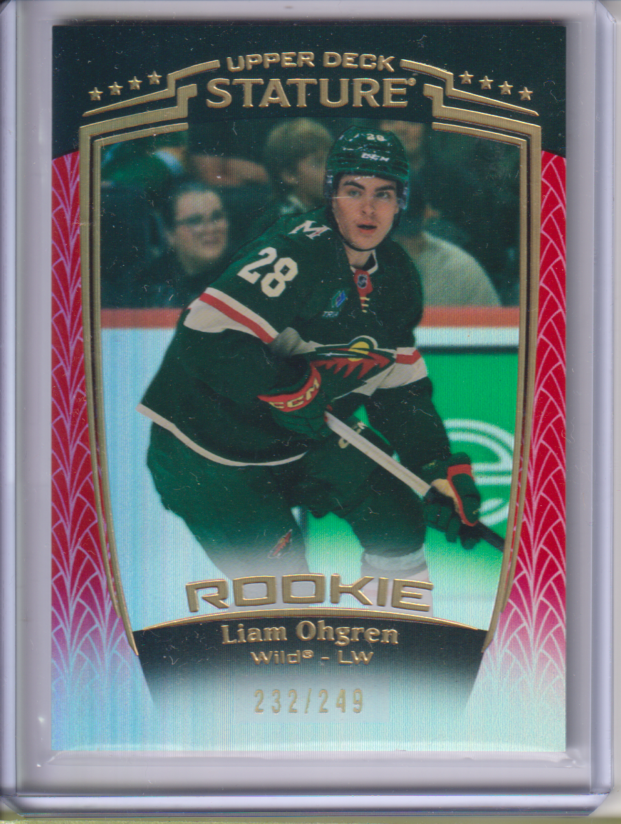 2024-25 Upper Deck Stature Red #48 Liam Ohgren